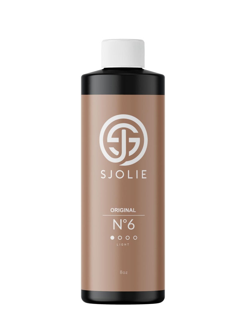 SJOLIE SUNLESS SJOLIE Spray Tan Solution - No. 6 - Light Hydrating Tanning Solution | Sunless Tanner for an All Natural, Sun-Kissed Glow (8oz) - Image 1