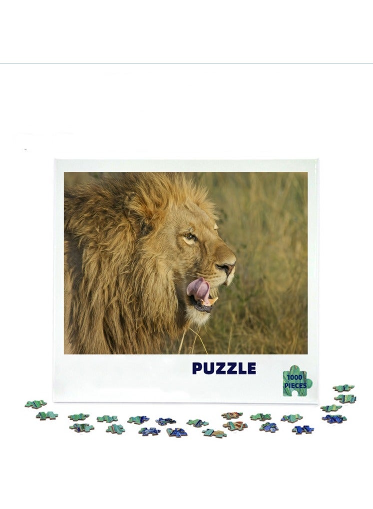 Anna 1000-Piece Thickened Paper Puzzle for Stress Relief and Decoration - Image 1