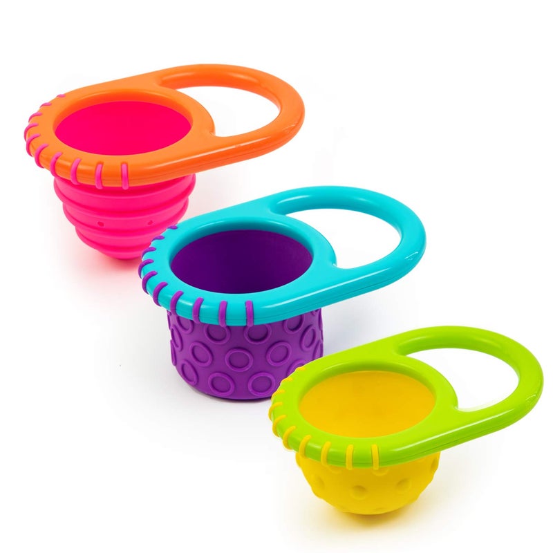 Sassy Flex & Fill Cups 3Piece Bath Toys - Image 1