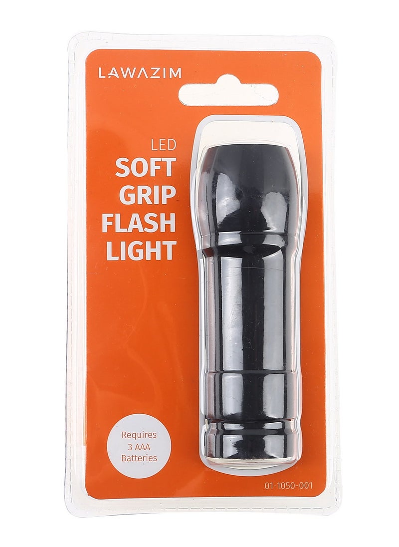 LAWAZIM Soft Grip Flashlight - Portable Compact Torch Pocket Flashlight EDC EveryDay Carry Utility Light Water-resistant Long Battery Life Handheld Flashlight for Emergency Travel and Backpacks  - Image 4