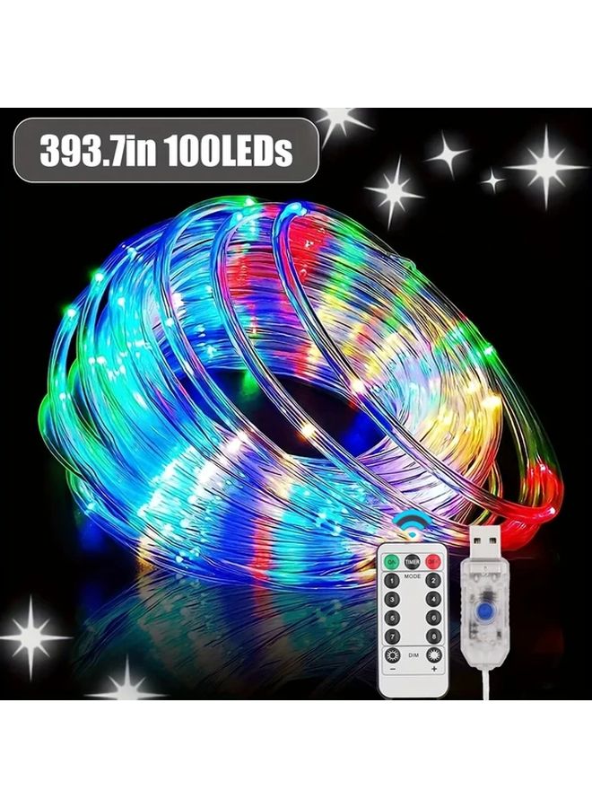 USB Fairy Lights Warm White 196.85 Inch 50 LEDs 8 Modes Remote Control Indoor Outdoor Decor - Image 4