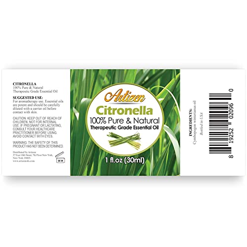 Artizen 30ml Oils - Citronella Essential Oil - 1 Fluid Ounce - Image 2