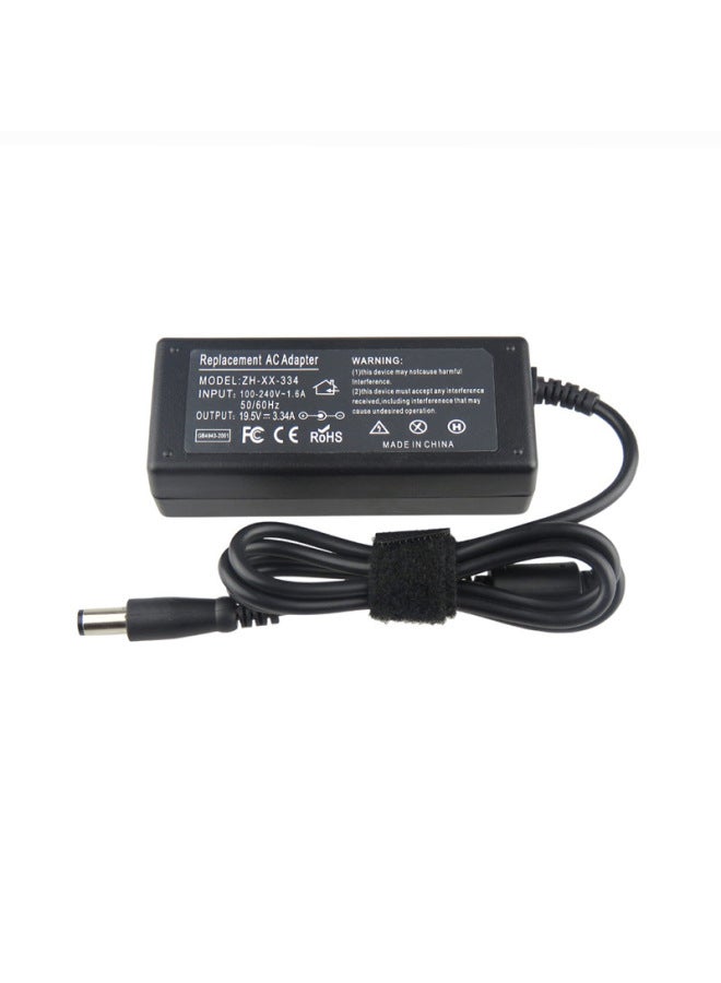 For Dell 19.5V3.34A Small Blackhead Large Mouth 65W Laptop Power Adapter With Pin-Color:19.5V3.34A 7.4*5.0