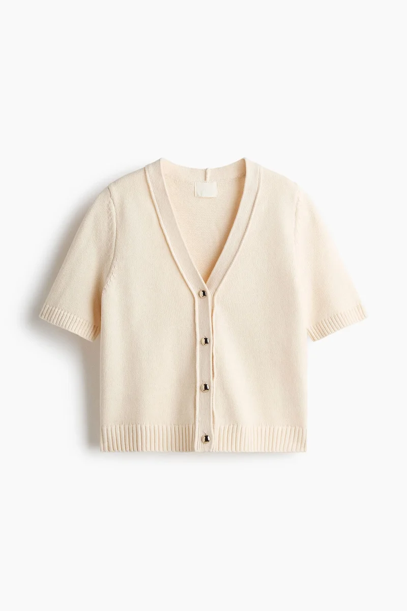 H&M Short-sleeved cardigan