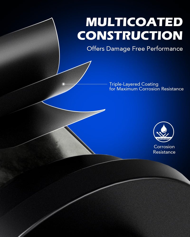 Orion Motor Tech صواميل العجلات أورايون موتور تك M12x1.5 مع مقعد مغناطيسي، 13/16" 21mm سداسي 1.46x1.18 بوصة. صواميل عجلات سوداء متوافقة مع تويوتا كامري RAV4 هايلاندر كورولا تاكوما 4Runner بريوس سيينا، مجموعة من 24 - Image 4