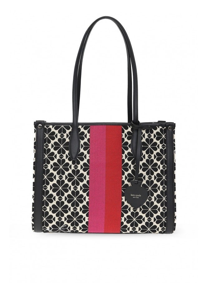 كيت سبيد حقيبة كيت سبيد فلاور جاكار هارتس ماركت متوسطة الحجم - Image 1