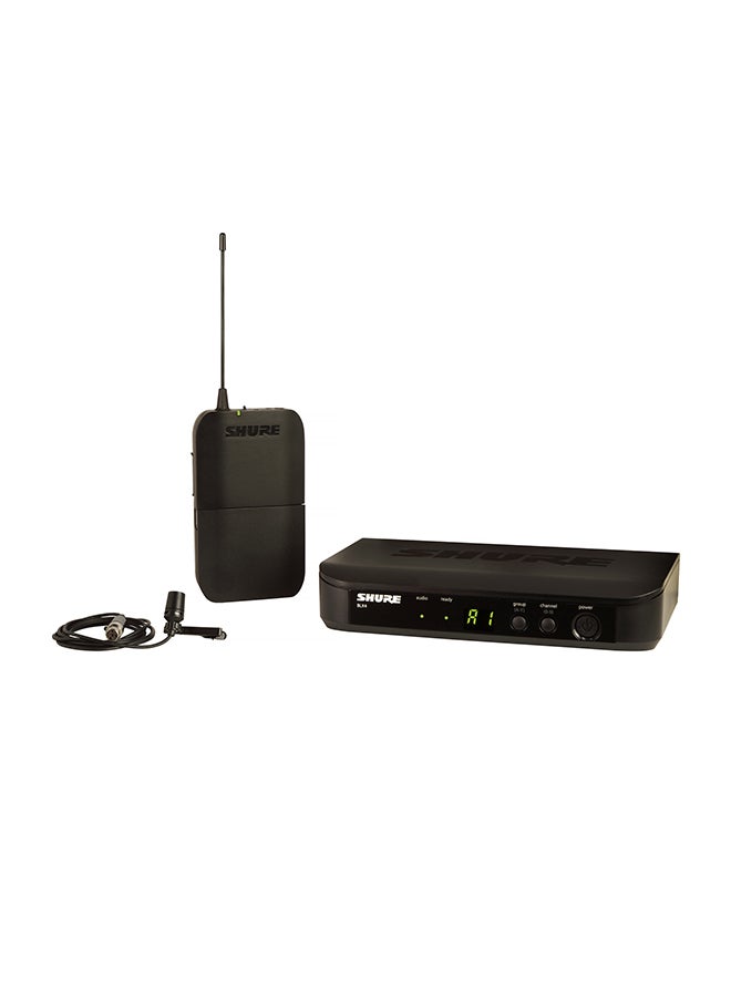 Lavalier Wireless Microphone System shure-BLX14/CVL Black