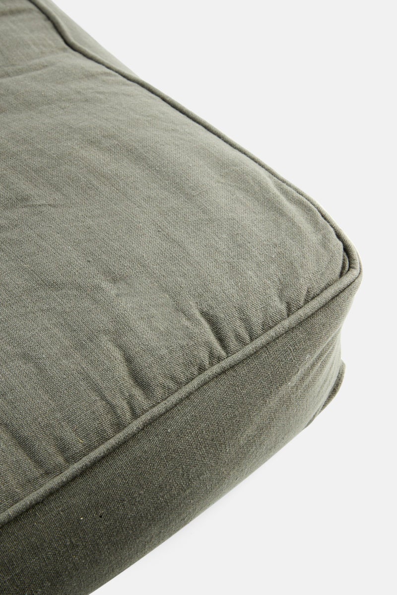 Muy Mucho Floor Cushion With Handle 50 H x 50 L x 10 W cm, Grey - Image 3