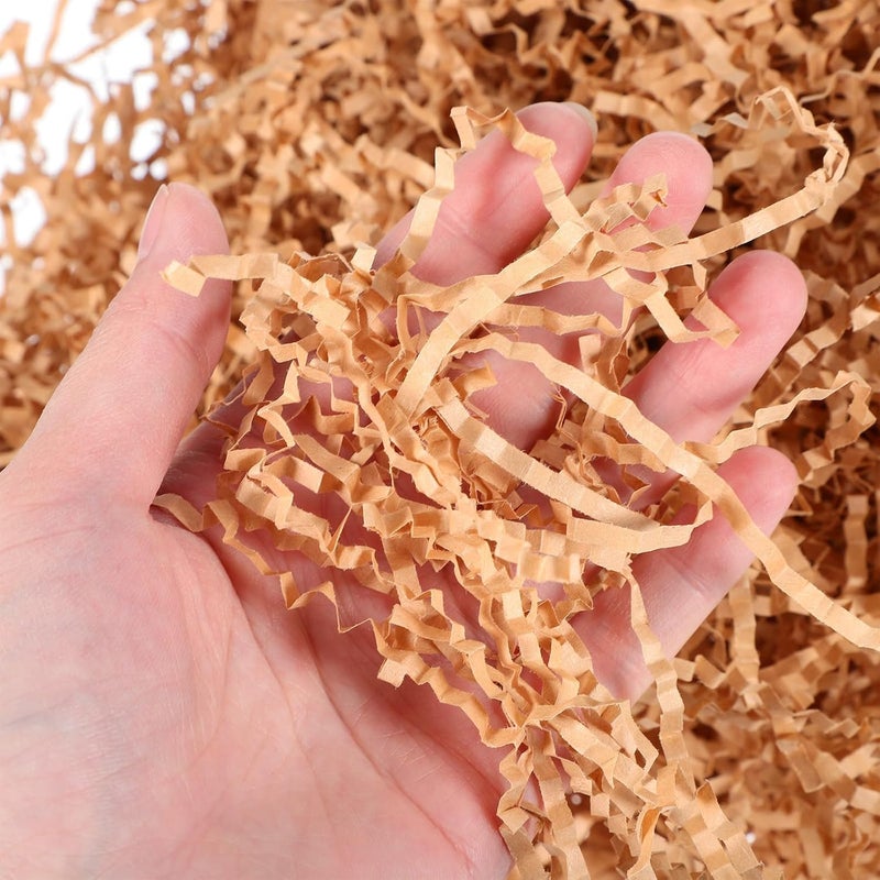BIUDECO Crinkle Cut Paper Shred Filler 2pcs, Shredded Paper Packaging Box Accessories, Basket Filling for Shipping and Holiday Wrapping - Image 2