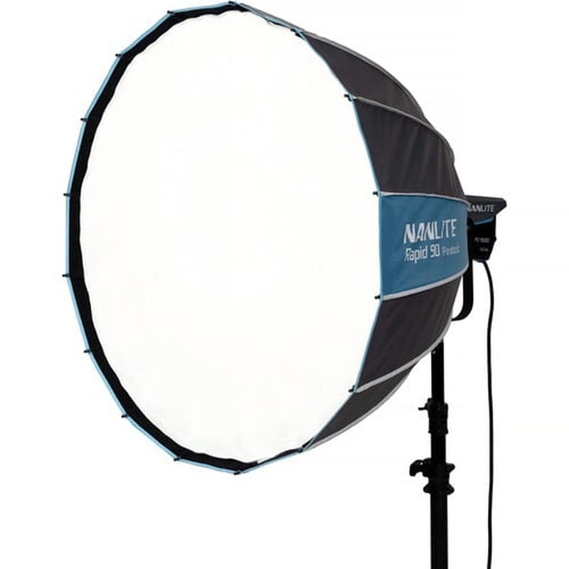 NANLITE Rapid 90 Parabolic Softbox with Grid - Image 1