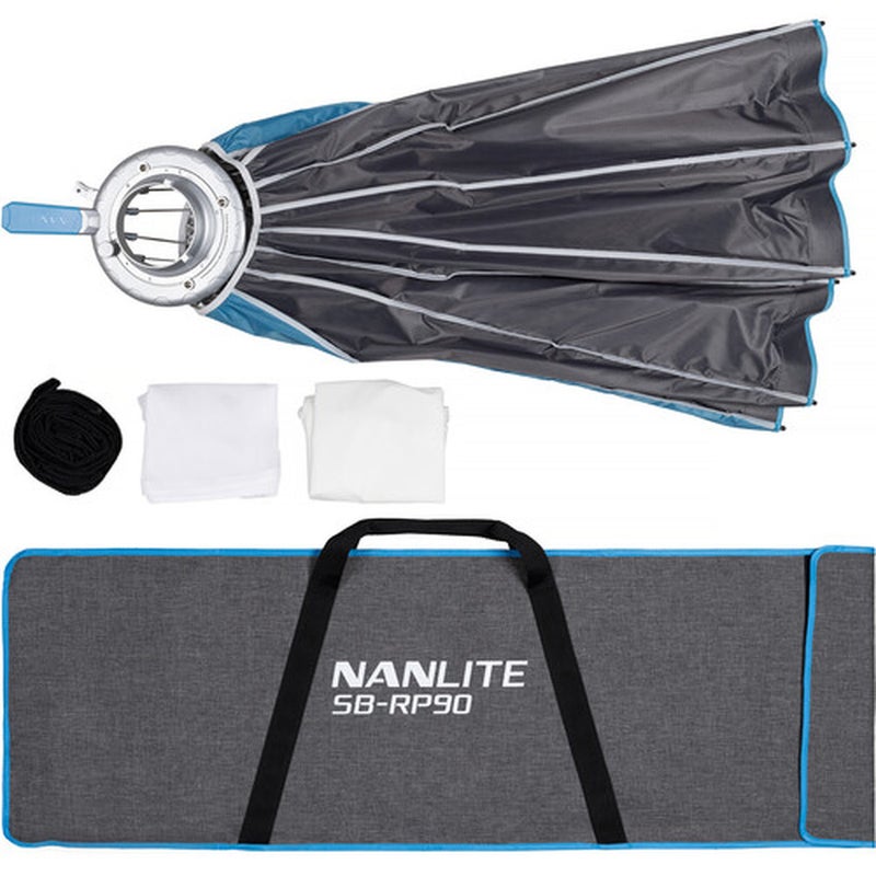 NANLITE Rapid 90 Parabolic Softbox with Grid - Image 2