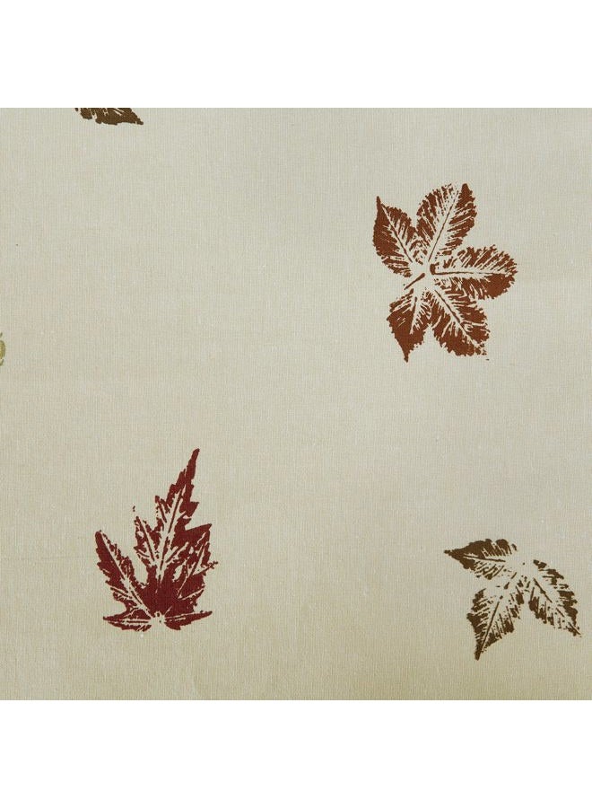 DII Rustic Autumn Leaves Kitchen Collection Thanksgiving & Fall Table Décor, Tablecloth, 70" Round - Image 2