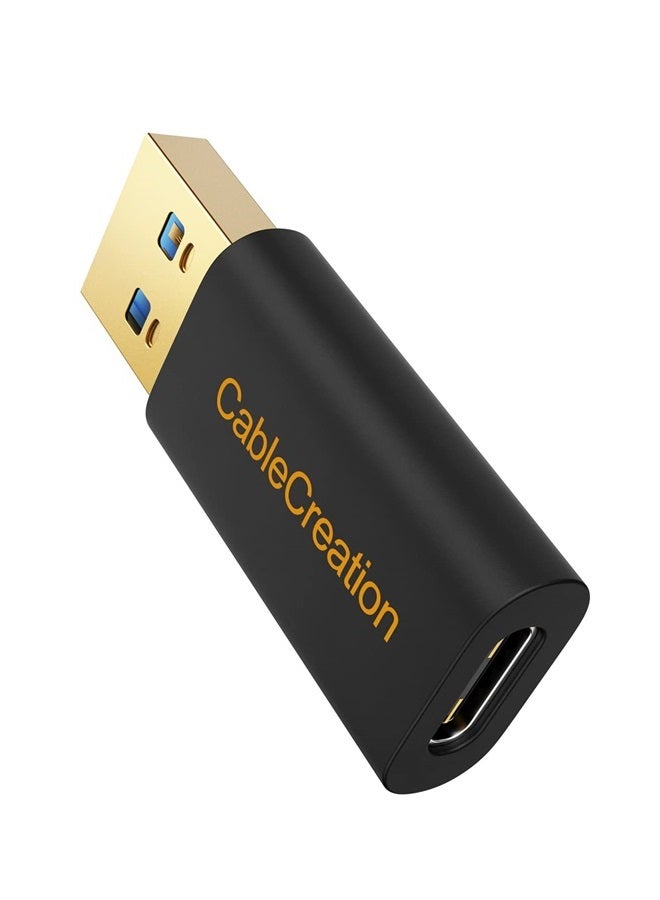 CableCreation محول USB C أنثوي إلى USB ذكر محول USB إلى USB C، USB 3.1 5Gbps محول USB C إلى A أنثوي لأجهزة الكمبيوتر المحمولة Logitech StreamCam VR Link محول للشحن - Image 1