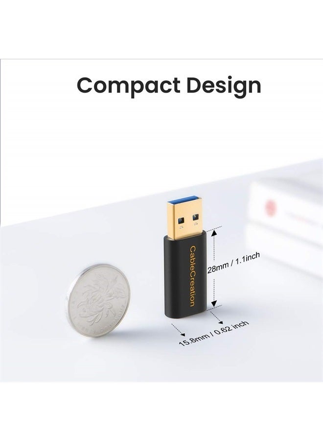 CableCreation محول USB C أنثوي إلى USB ذكر محول USB إلى USB C، USB 3.1 5Gbps محول USB C إلى A أنثوي لأجهزة الكمبيوتر المحمولة Logitech StreamCam VR Link محول للشحن - Image 4