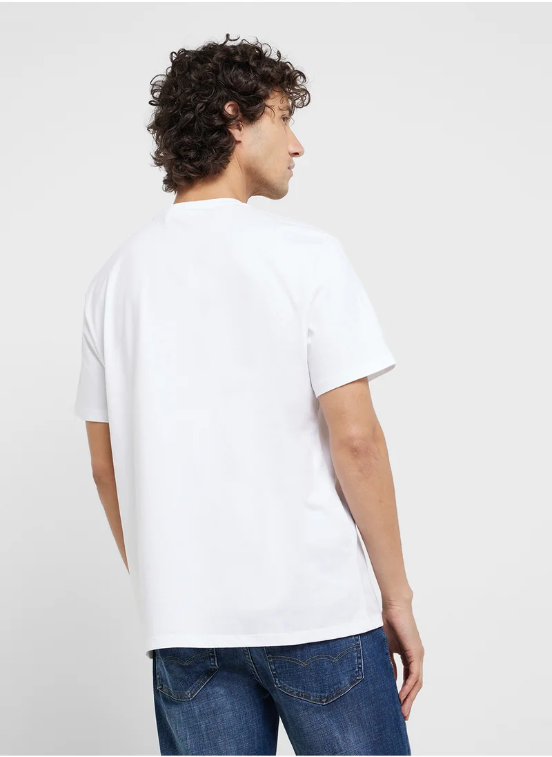 كالفن كلاين جينز Logo Crew Neck T-Shirt