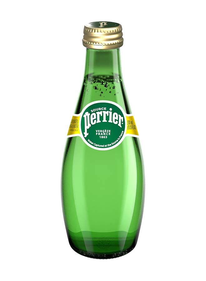 Perrier Sparkling  Water Glass Bottle 330 Ml - Pack of 24 - Image 4