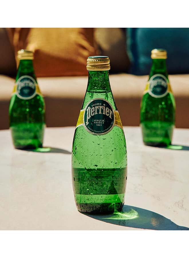 Perrier Sparkling  Water Glass Bottle 330 Ml - Pack of 24 - Image 3
