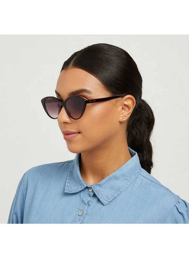 30Sundays EN VOGUE Women Brown Sunglasses - Frame Material: Metal - Lens Color: Brown- Frame Color: Burgundy - Full Rim