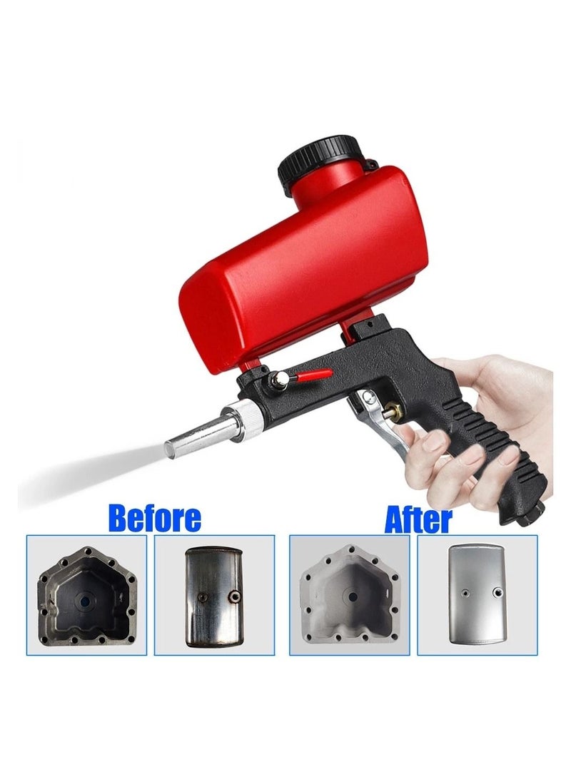 Generic - 90 Psi Portable Sandblaster Spray Gun Sand Removal Red/Black - Image 1