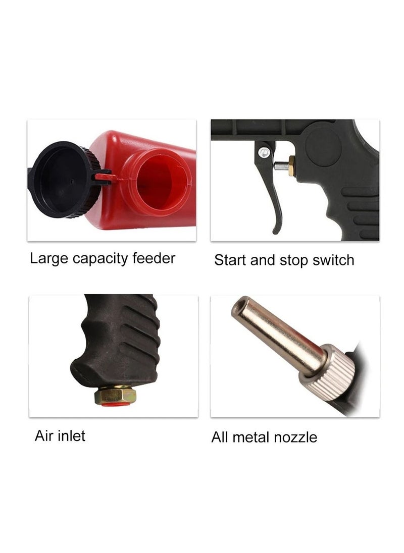Generic - 90 Psi Portable Sandblaster Spray Gun Sand Removal Red/Black - Image 1