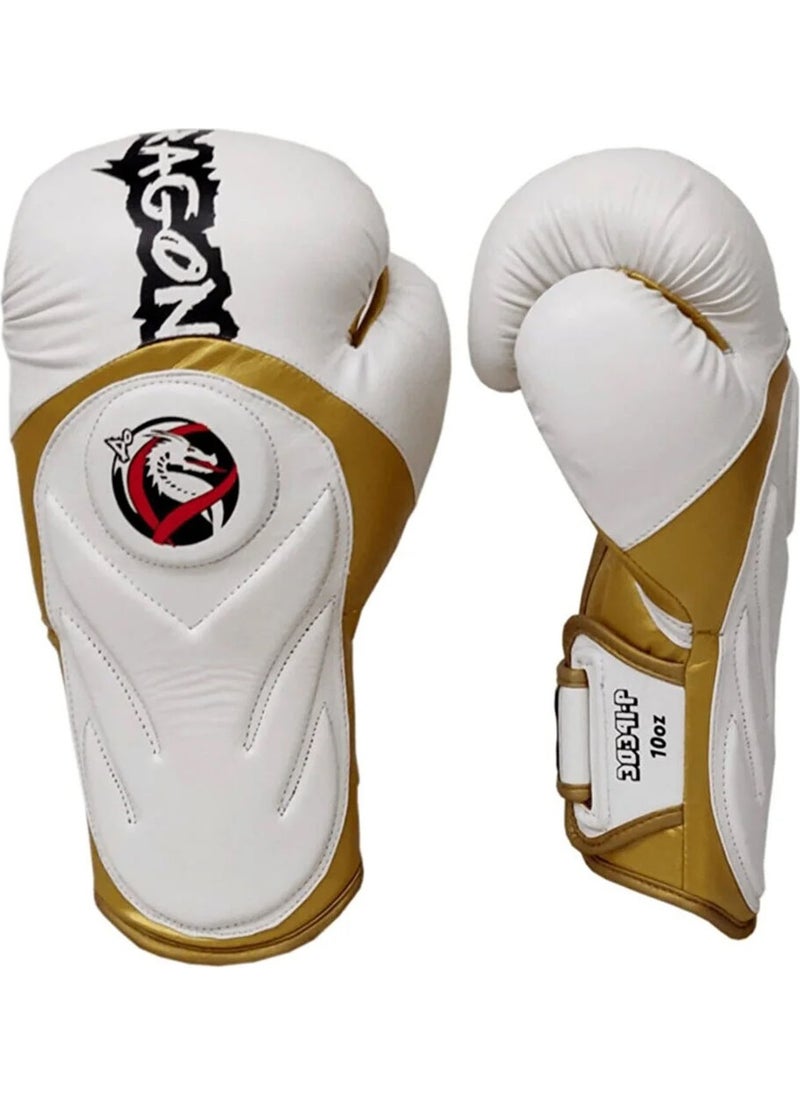 Dragon Tepito Boxing Gloves Muay Thai Kick Boxing Gloves and Whiteface Bandage Set of 2  - Image 5