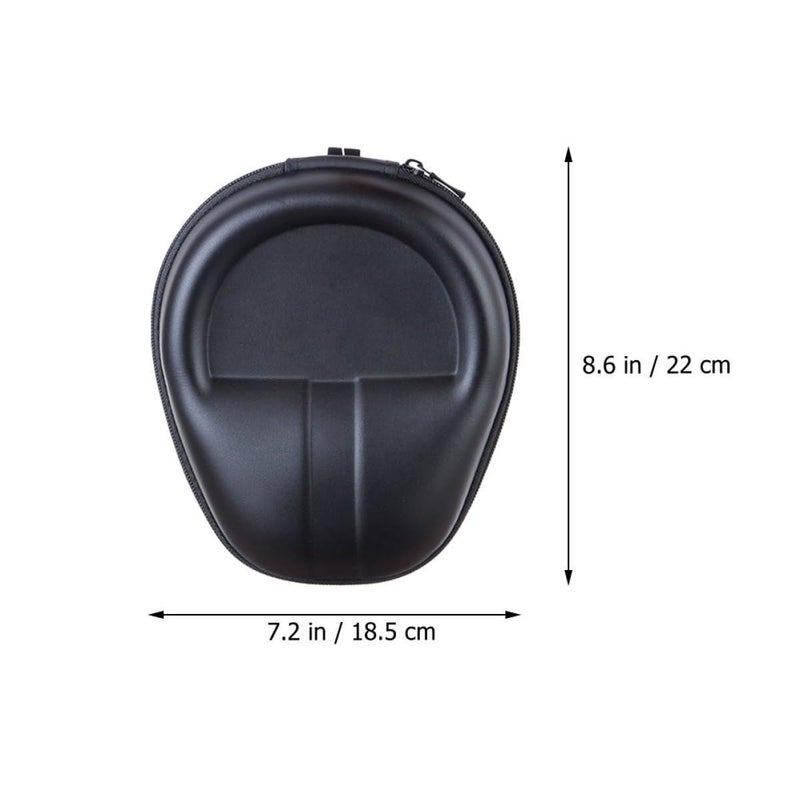 Large Black Eva Hard Shell Headphone Carrying Case Over Ear Headphones Travel Storage Bag - Image 3