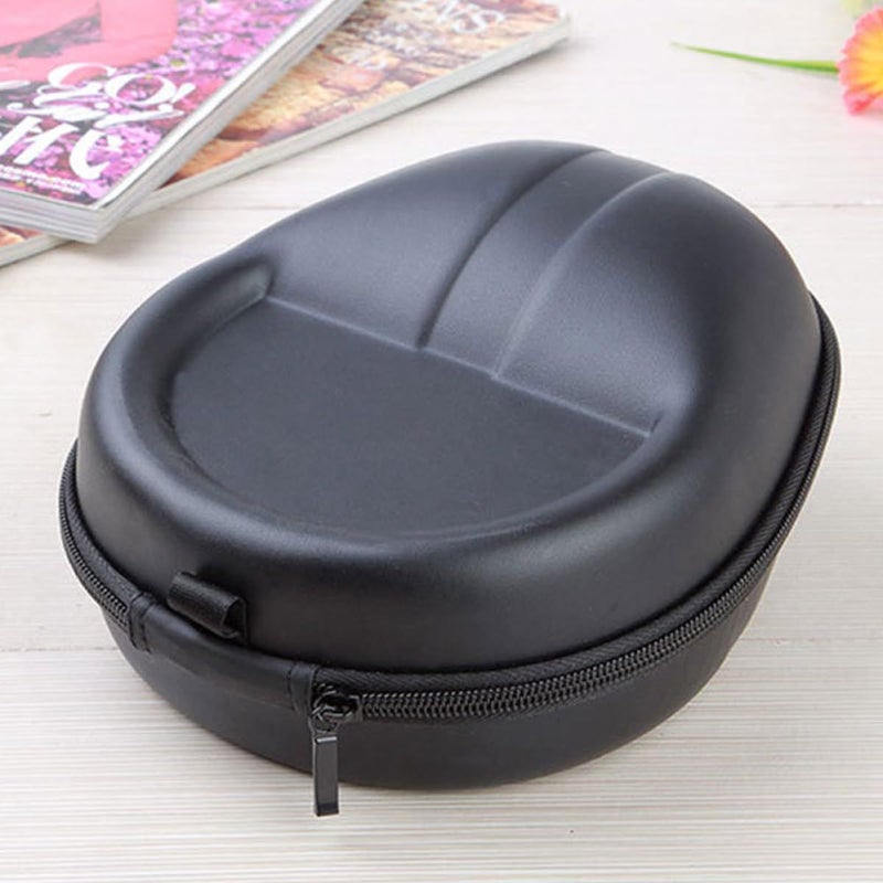 Large Black Eva Hard Shell Headphone Carrying Case Over Ear Headphones Travel Storage Bag - Image 5