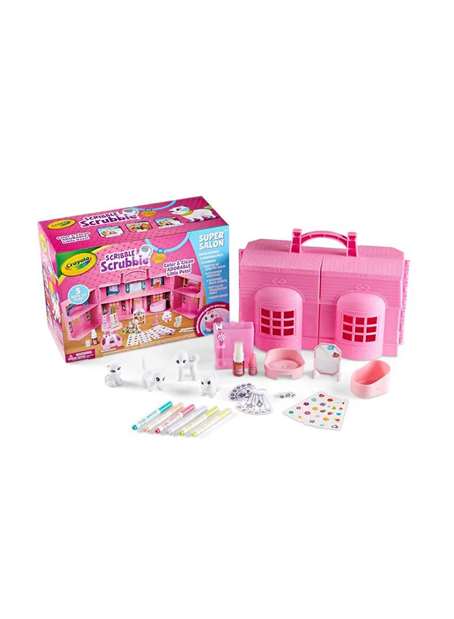كرايولا Scribble Scrubbie Pets  Super Salon