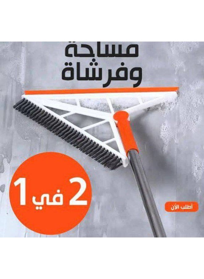 2 in 1 Magic Multi-Purpose Brush and Wiper with Strong Stainless Steel Handle - Image 1