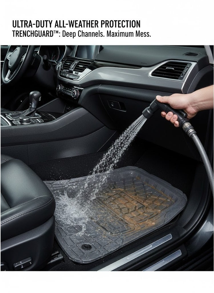 Universal Car Floor Mat: Maximum Protection and Superior Comfort Consisting of 5 pieces, suitable for all cars - Image 2