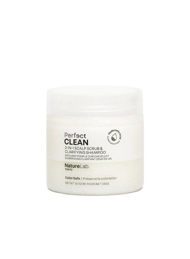 NATURELAB. TOKYO Perfect Clean Clarifying Scalp Scrub: 2-in-1 Shampoo and Scalp Scrub Hair Treatment to Clarify and Remove Product Buildup for Immense Shine I 8.1 OZ / 230G - Image 1