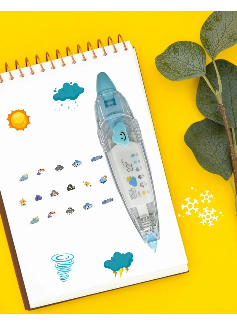 Kağıt Gemi Dükkan Paper Ship Shop Cloud Patterned Decoration Tape Tipex Tipex