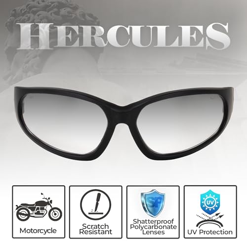 Global Vision Hercules Photochromic Sunglasses For Men Transitional Lenses From Clear To Smoke, Perfect As Riding Safety Glasses - Image 4