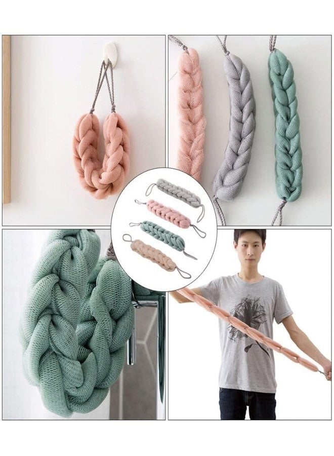ENHAM Back Scrubber Loofa Sponges Bath Kit Pack of 4 - Image 4