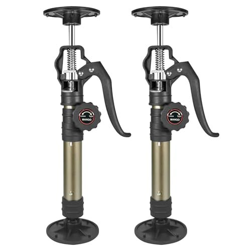 MANQO Cabinet Jacks for Installing Cabinet 3rd Hand Support System Adjustable Support Pole,Extends from 12.60 inch to 23.62 inch,Supports up to 156 lbs for Drywalls 2Pcs Set (Patent Design) - Image 1