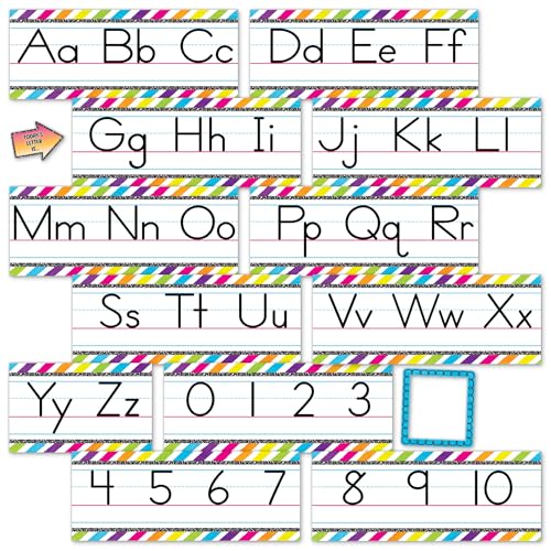 Teacher Created Resources Brights 4Ever Alphabet Line Bulletin Board (TCR6923) - Image 1