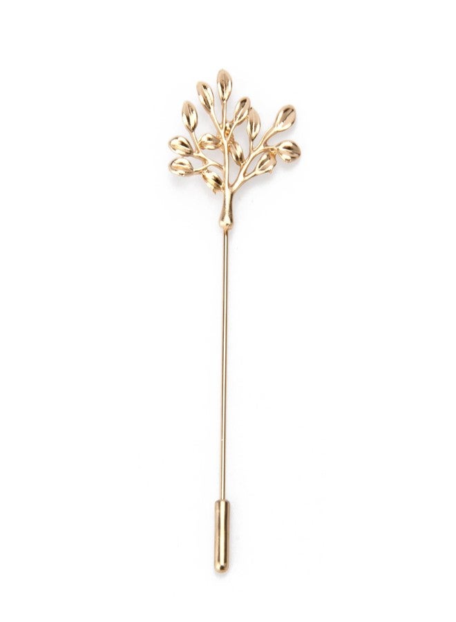 Wynameleri UJOY Lapel Pins Brooch Rose Gold Tree of Life Design - Image 1