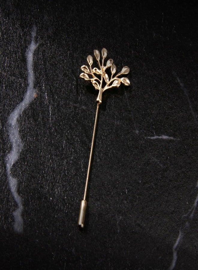 Wynameleri UJOY Lapel Pins Brooch Rose Gold Tree of Life Design - Image 4