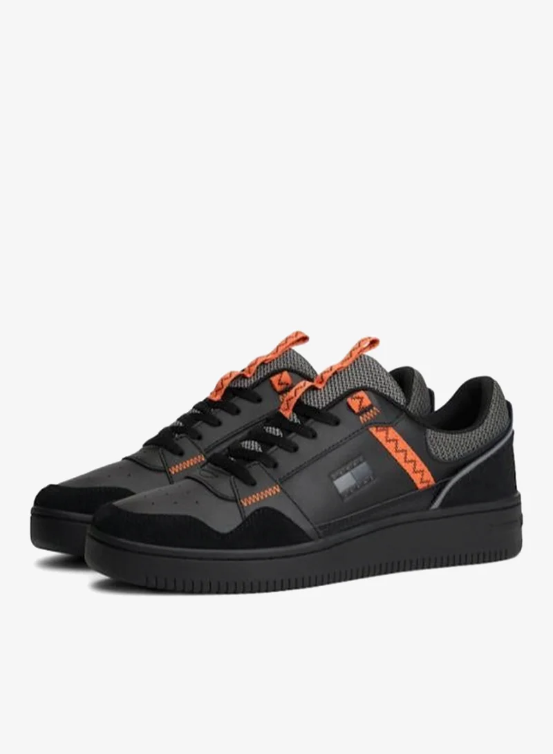 Tommy Hilfiger Black/Ibiza Sunset Zion Retro Low Top Sneakers for Men | Best Price UAE