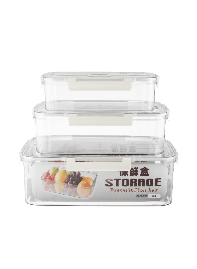 Mirolex Transparent food storage containers in multiple sizes 🧊🍎 Smart organization and longer preservation for every kitchen - Image 2