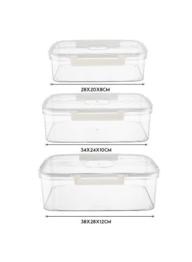 Mirolex Transparent food storage containers in multiple sizes 🧊🍎 Smart organization and longer preservation for every kitchen - Image 4
