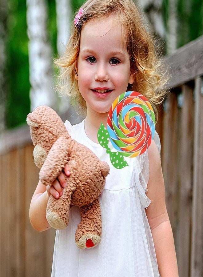 STOBAZA 2Pcs Fake Lollipop Photography Prop Rainbow Candy Decor for Dance Performances Simulation Food Photo Props for Parties and Events - Image 4