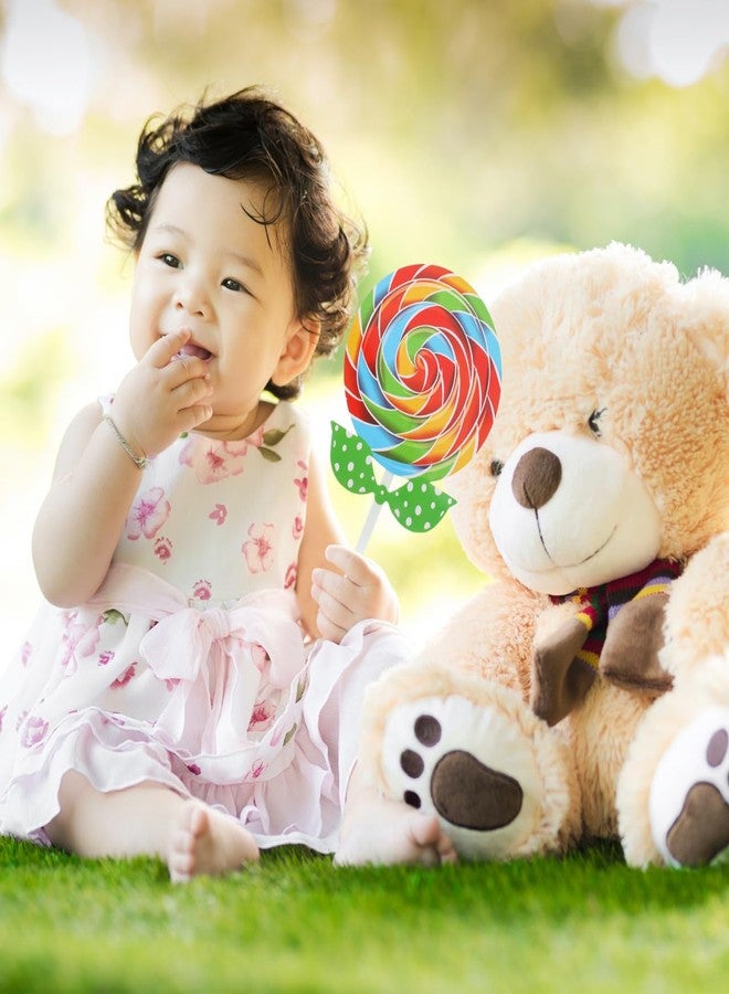 STOBAZA 2Pcs Fake Lollipop Photography Prop Rainbow Candy Decor for Dance Performances Simulation Food Photo Props for Parties and Events - Image 3