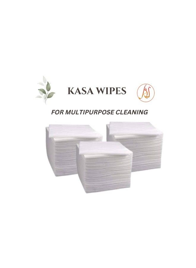 Kasa 6X6 Ultra Soft Organic Cotton Kasa Dry Wipes For Baby And Adults (Pack Of 1 50 Pieces) - Image 4