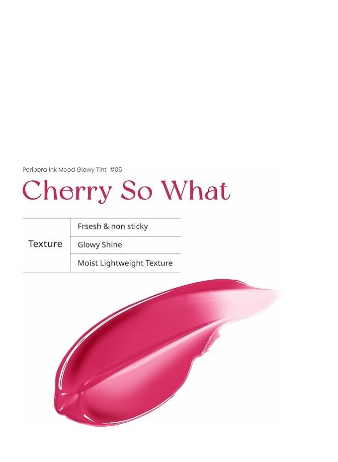 PERIPERA Ink Mood Glowy Tint 05 CHERRY SO WHAT - Image 3