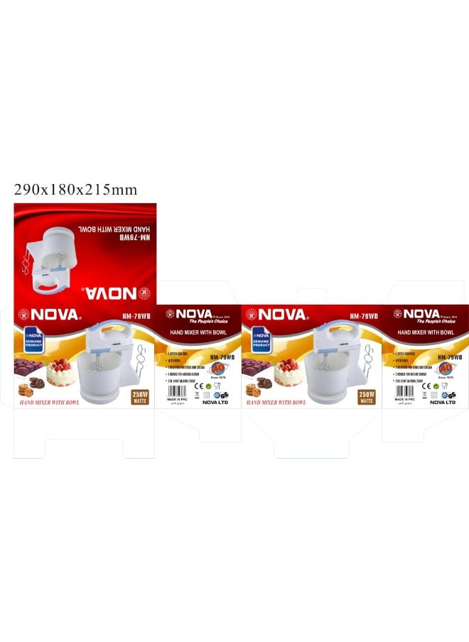 NOVA Stand Mixer With Bowl 