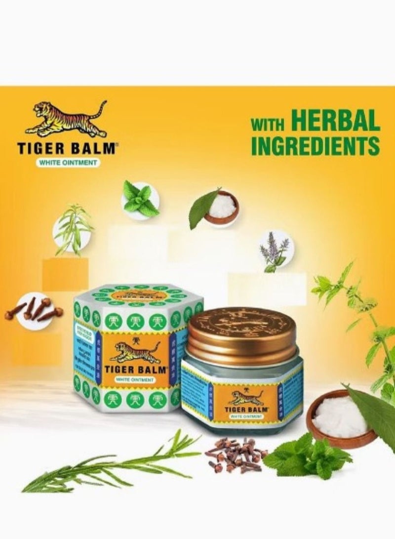 مرهم تايجر بالم الأبيض لتخفيف الألم  10 جرام– عبوة 4 قطع - Image 2