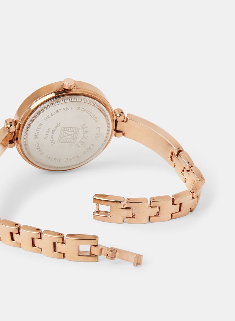 Maxel Women's Unique Design Analog Wrist Watch MX102 - 28mm - Image 3