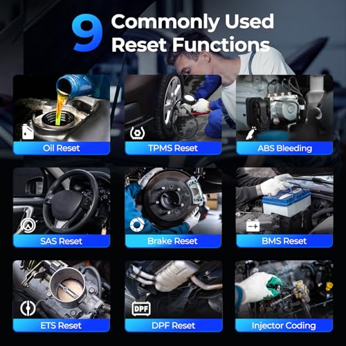 Topdon ماسح ضوئي TOPDON AD600S المحدث، أداة تشخيص، قارئ رموز محرك ABS SRS، 9 خدمات إعادة تعيين، أداة مسح لإعادة تعيين زيت/فرامل/BMS/SAS/DPF/TPMS/ETS، ترميز حقن، تحديث مجاني مدى الحياة - Image 4