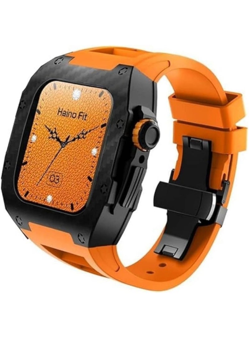 Haino Teko Richard M10 Smart Watch With Wireless Charging and Three Stylish Straps Waterproof Bluetooth Call Richard M10 smartwatch wireless charging smartwatch Bluetooth calling watch long battery life smartwatch Haino Teko smartwatch waterproof smartwatch sports - Image 1